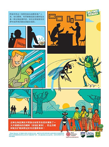 Comic-Emerald Ash Borer Chinese Page 2